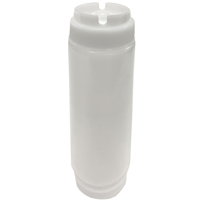 1 FIFO Squeeze Bottle Invert Top First In First Out Condiment Oil Sub Clear 16oz