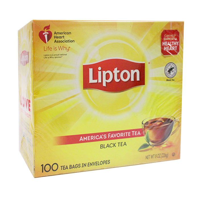 FLASH SALE 400 PC Lipton Black Tea Bags Yellow Label Natural Hot Cold EXP05/23