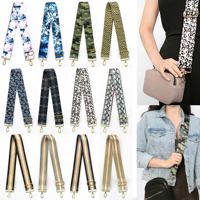 2 Women Shoulder Bag Belt Strap Crossbody Adjustable Replacement Handbag Handle