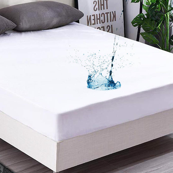 6 PK Vinyl Mattress Protector Full Size Cover Premium Waterproof Bed Heavy Duty