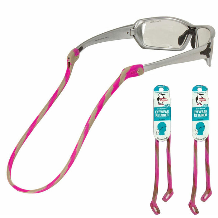 2 Glasses Strap Chums Switchback Silicone Eyeglass Retainer Sunglasses Neck Cord