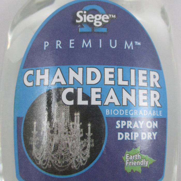 Glass Crystal Chandelier Cleaner Spray Light Fixture Glass Dining Solution 24 Oz