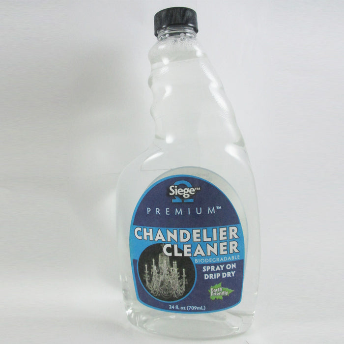 Glass Crystal Chandelier Cleaner Spray Light Fixture Glass Dining Solution 24 Oz