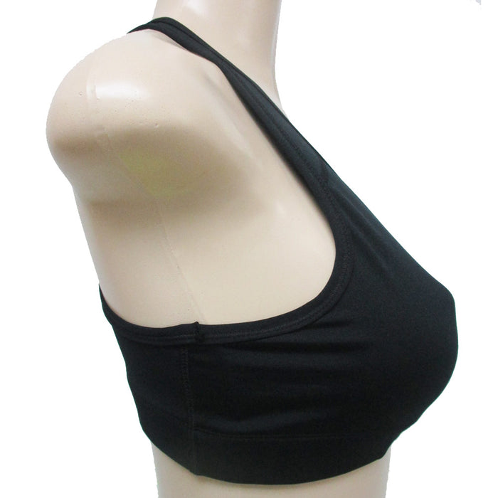 Women Yoga Sports Bra Racerback Fitness Gym Stretch Workout Tank Top Black S