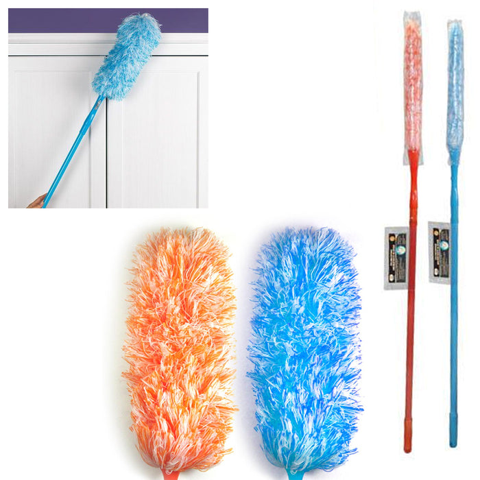 1 x Telescopic Microfiber Duster 6.5 Feet Extendable Cleaning Dust Home Car Tool