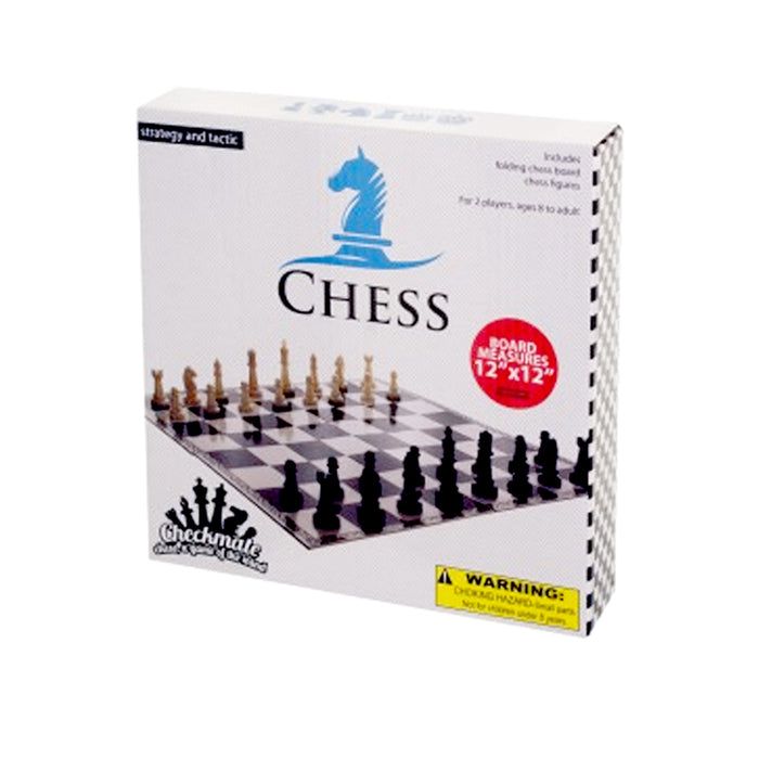 Folding Chess Board Game Set Classic Modern Collectors Home Family Night Fun