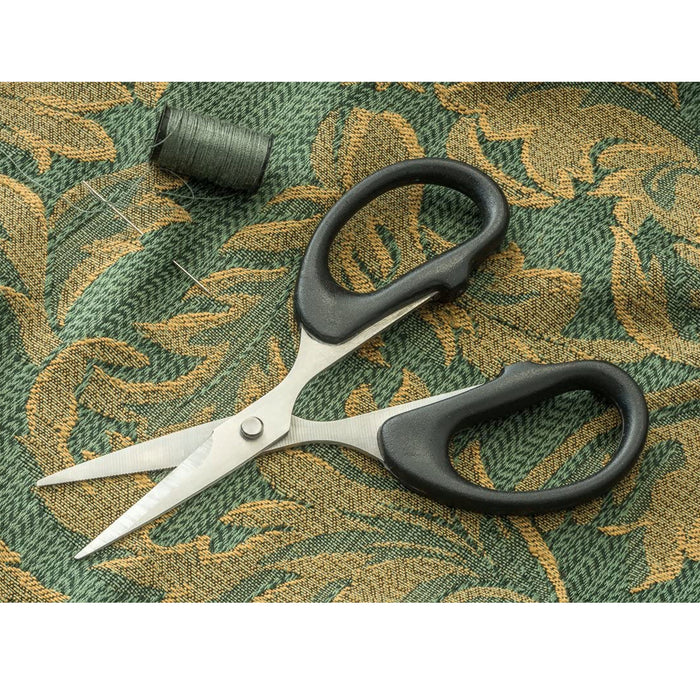 1 Pc 4-1/4" Fishing Line Scissors Sewing Thread Snip Stainless Steel Blade Black