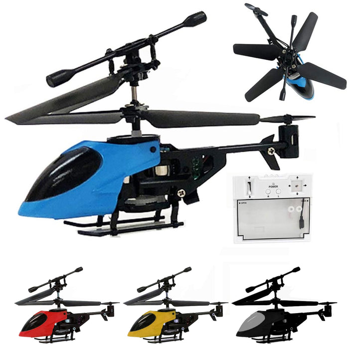 Mini RC Helicopter Phantom Metal Led Speed Remote Control 3.5 Channel Kids Adult