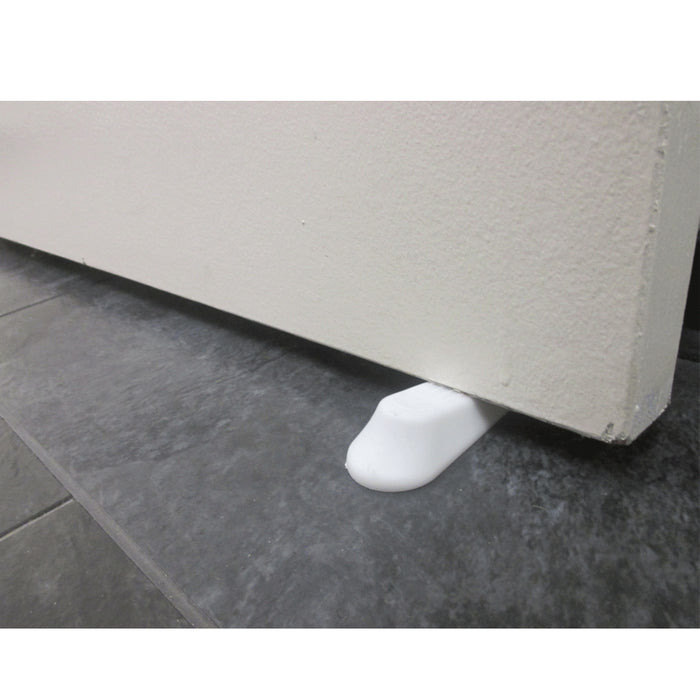 5 Pcs Door Stopper Wedge Plastic Stop Doorstop Carpet Floor Wedges White Home