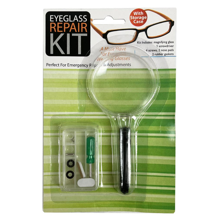 2 PK Optical Repair Tool Kit Screw Nut Nose Pad Screwdriver Sunglasses Eyeglass