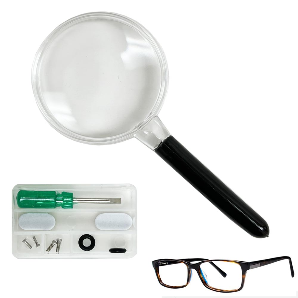 Eyeglass Screws Nut Nose Pads Screwdriver Watch Glasses Optical