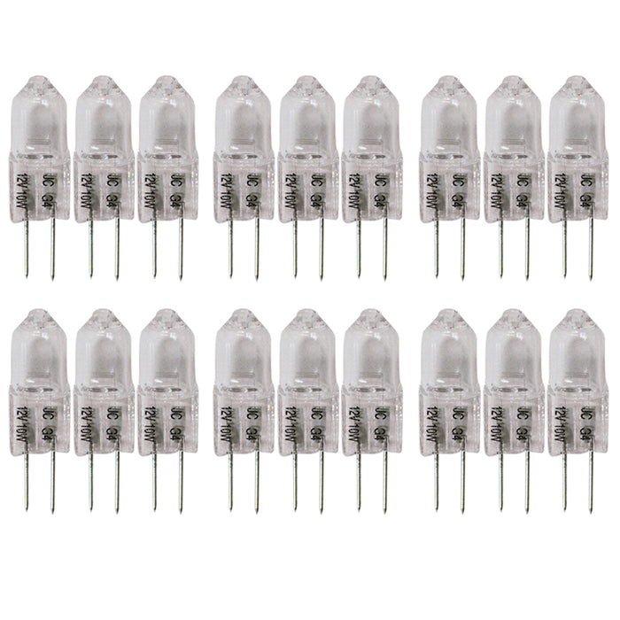 24 pcs Halogen JC Type Light Bulb G4 Base 12V 10W Watt — AllTopBargains