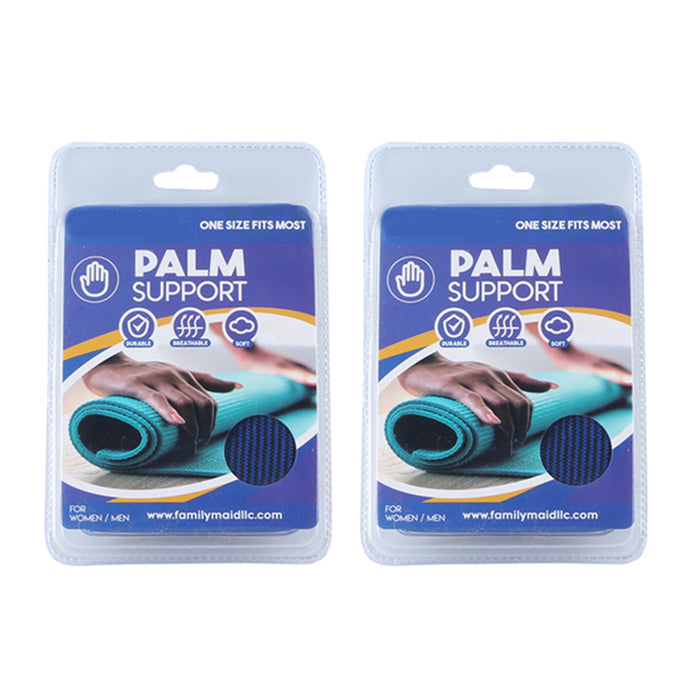 2 PC Palm Wrist Hand Brace Elastic Support Carpal Tunnel Tendinitis Pain Relief