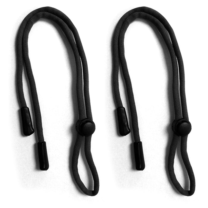 2 Black Sunglasses Lanyard Nylon Neck Strap Glasses Retainers Cord String Sports