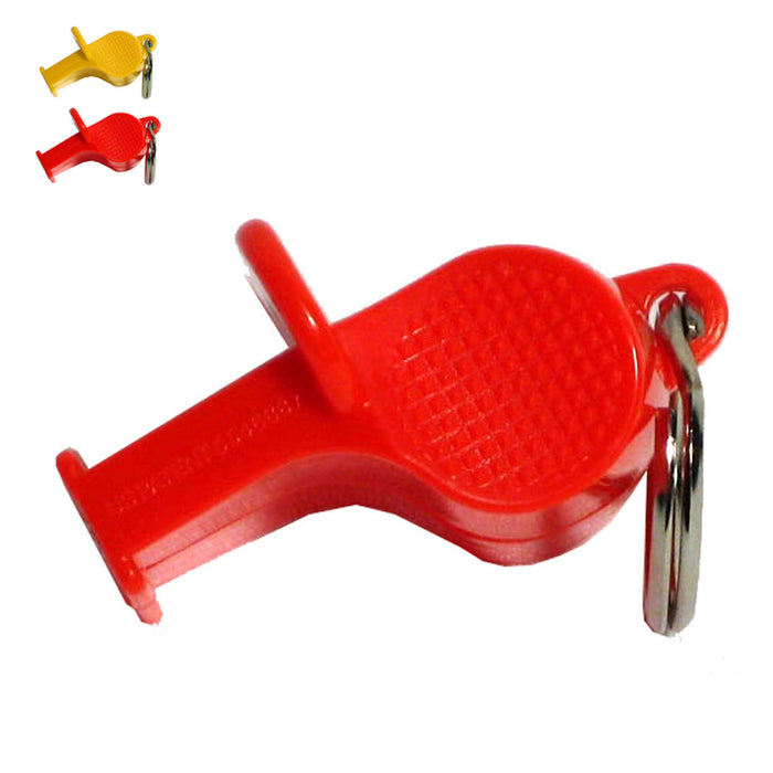 Storm Whistle Red Safety Survival Loudest Alert Emergency Referee Soccer Sports