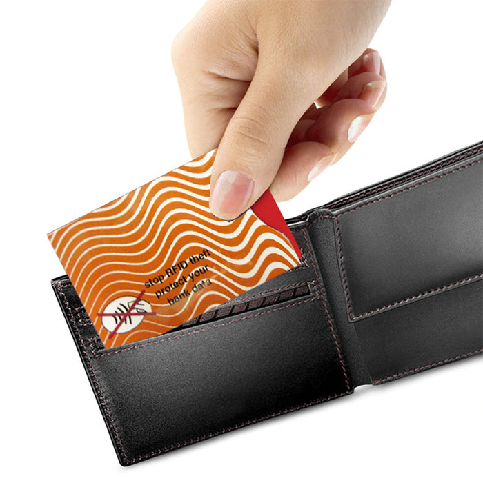 4 X RFID Blocking Sleeve Credit Card Protector Bank Card Holder Wallets Assorted