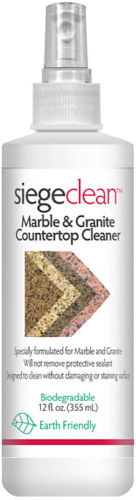 Marble Granite Stone Cleaner Solution 12oz Kitchen Countertop Daily Spray Polish