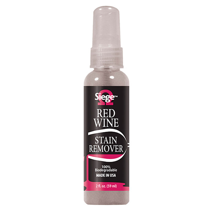 1 Red Wine Bleach Free Stain Remover Cleaner Siege Biodegradable 2oz Solution