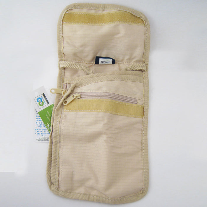 Pouch Neck Strap Bag Id Money Passport Hidden Pocket Secret Wallet Travel Women