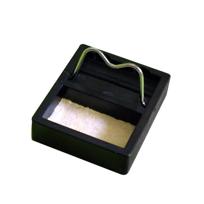 SOLDERING IRON STAND HOLDER SPONGE GUN HOLD SOLDER BASE STATION BLACK TOOL NEW