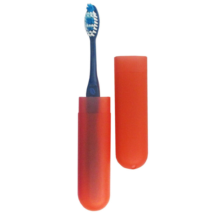 8 Pc Toothbrush Holders Set Cover Case Travel Kit Camping Tube Plastic Box New