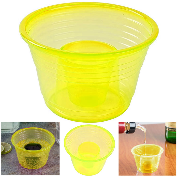 25 Ct Two Part Jager Bombs Blaster Power Shot Glasses Cups Shooter 2.75oz 1oz