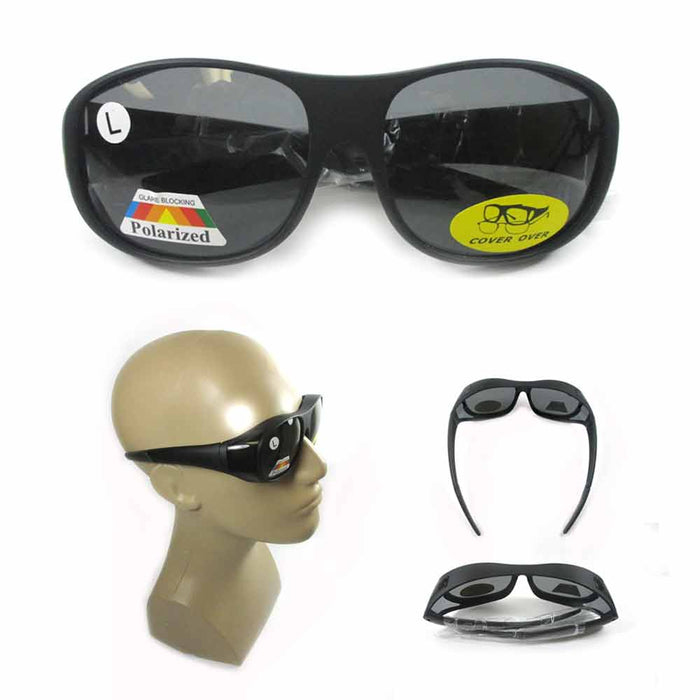 Polarized Sunglasses Cover Over Frame Driving Glass Solar Shield Lens Drive Fish