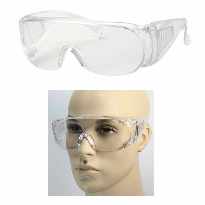 Safety Glasses Fit Over Rx Goggles Protective Drive UV Lens Working Men Women