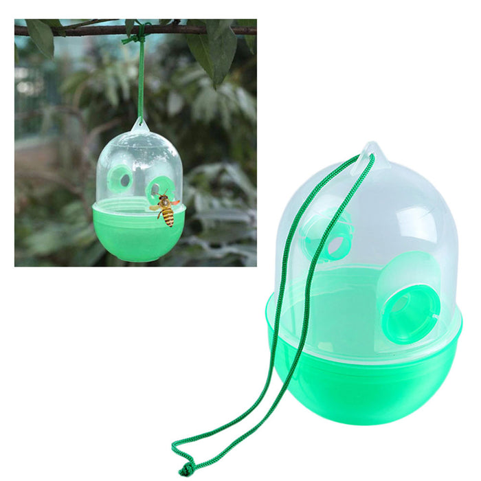Hanging Wasp Yellowjacket Trap No Poison Chemicals Free Bee Bug Catcher Insects