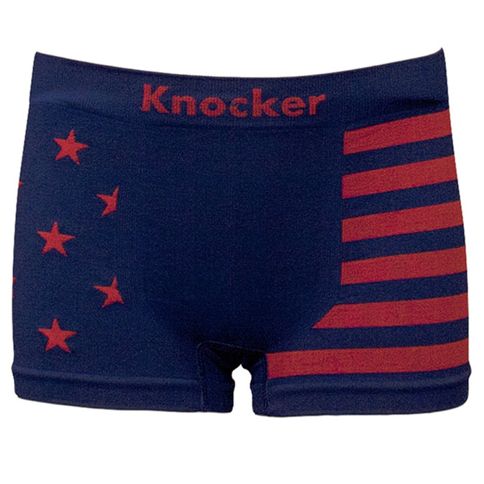 6 Knocker Boys Boxer Shorts Stripes Stars Seamless Spandex Kids Soft Underwear M