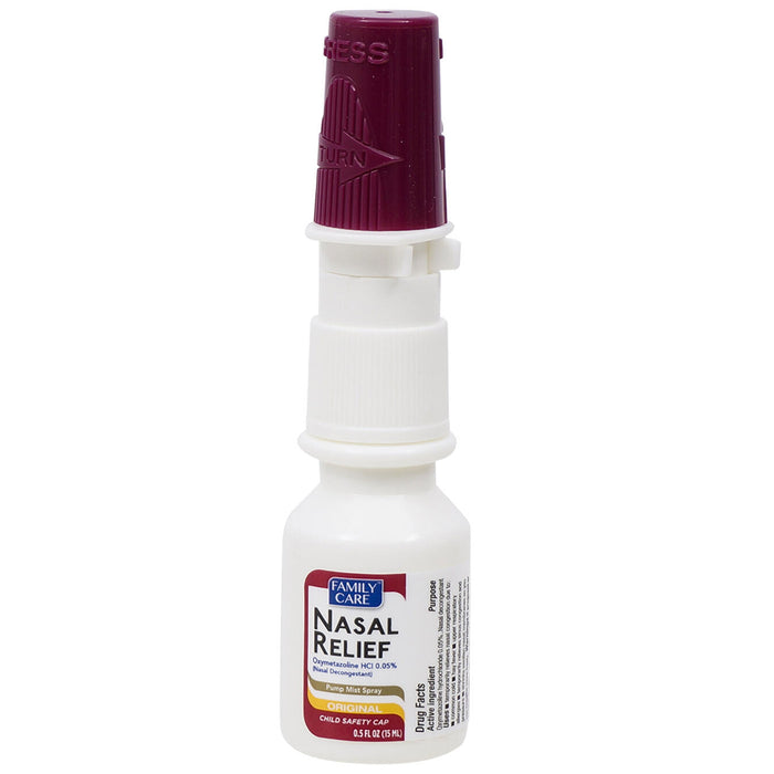 4 Pk Nasal Decongestant Pump Spray 12 Hour Oxymetazoline Relief Allergy Sinus
