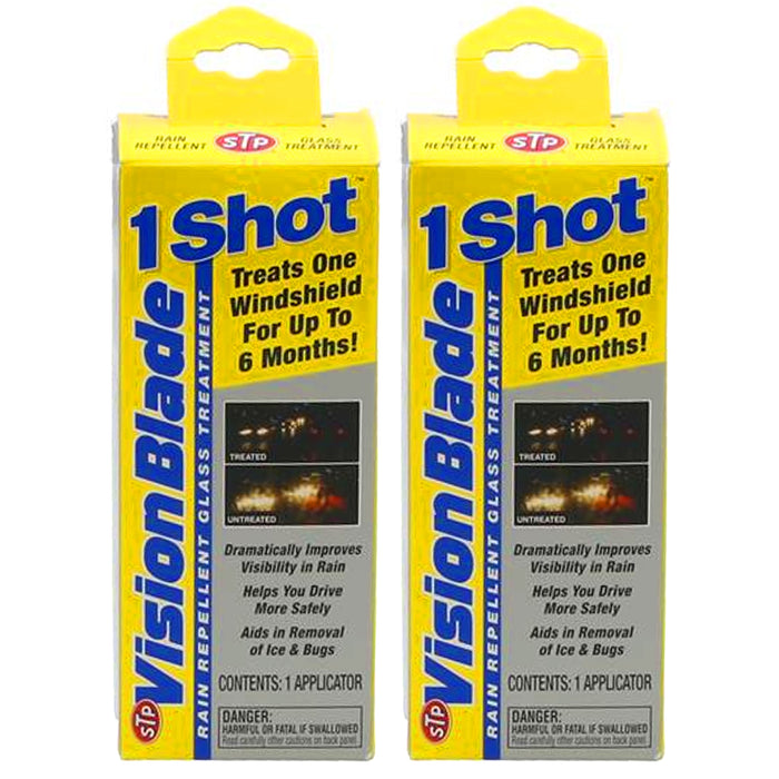 2 Anti Glare Rain Windshield Glass Water Repellant Treatment Coating Visibility