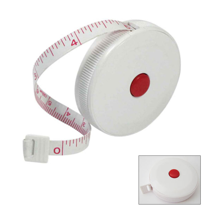 1Pc Measuring Retract Tape Ruler 60" English Metric Tool Measure Sewing Tailor