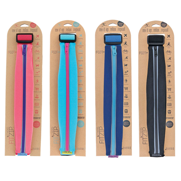 1 Gym Fitness Sport Runner Waist Bum Bag Jog Running Belt Pouch Zip Fanny Pack