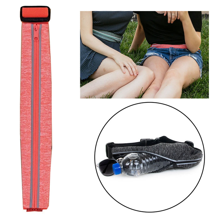 1 Fanny Pack Men Women Waist Belt Bag Purse Hip Zip Pouch Travel Sport Bum Pink