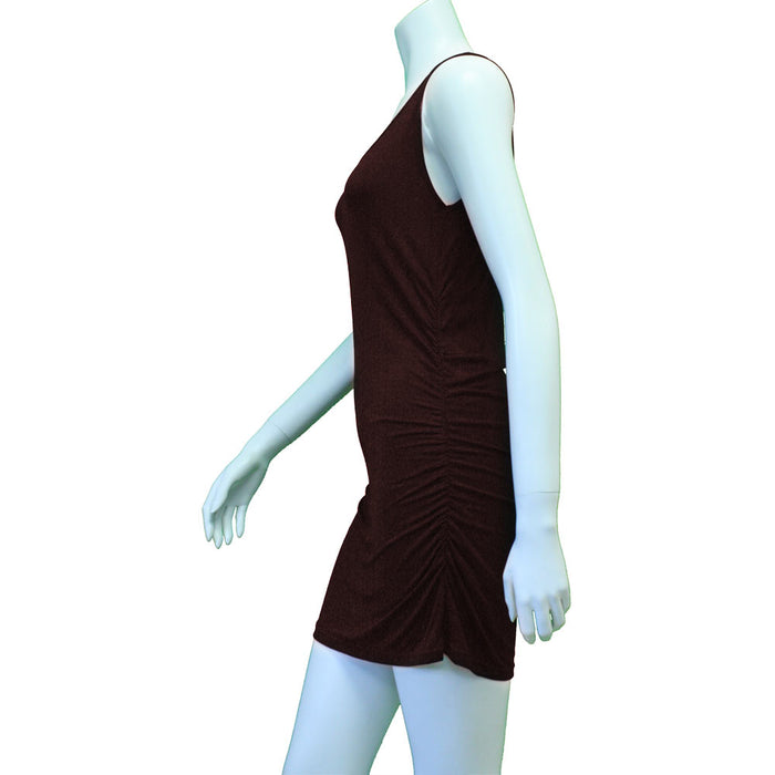 Womens Slip Dress Cami Camisole Vest Seamless Mini Tunic Tank Top Soli —  AllTopBargains