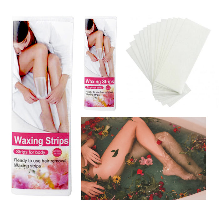 200 Wax Strips Body Hair Removal Waxing Depilatory Leg Under Arms Bikini Stubble