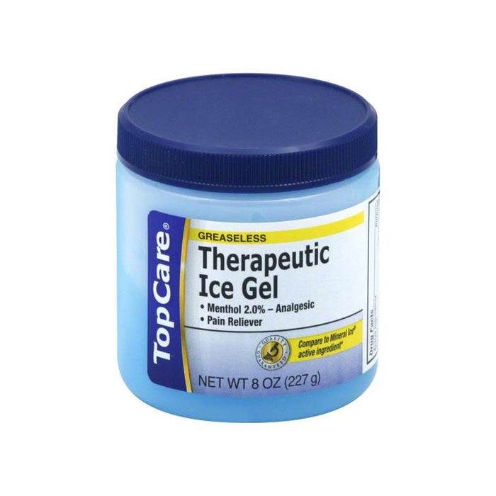 Ice Pain Relief Gel Cream 8oz Headache Sore Muscle Workout Menthol Rub Analgesic