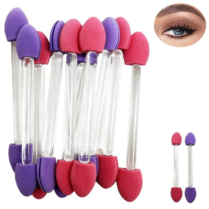 40 Pc Eye Shadow Applicator Double Sided Sponge Lip Cosmetic Tipped Makeup Brush