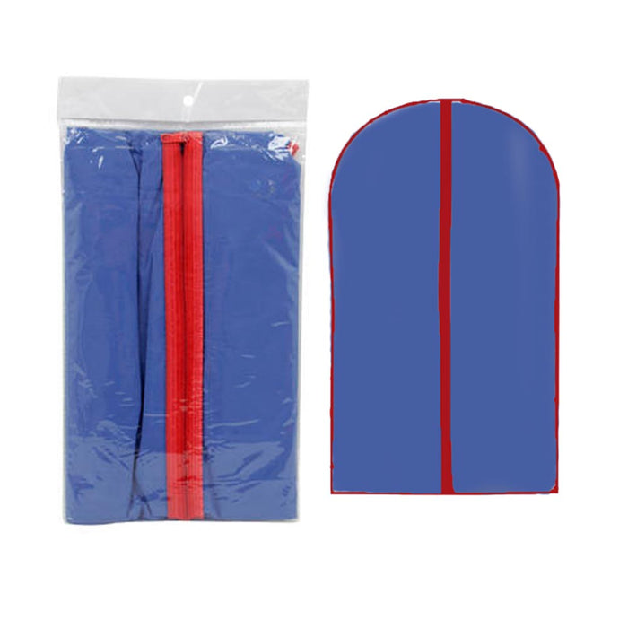 3X Blue Garment Bags 54" X 23.75" Suit Dress Jacket Cover Zipper Storage Travel