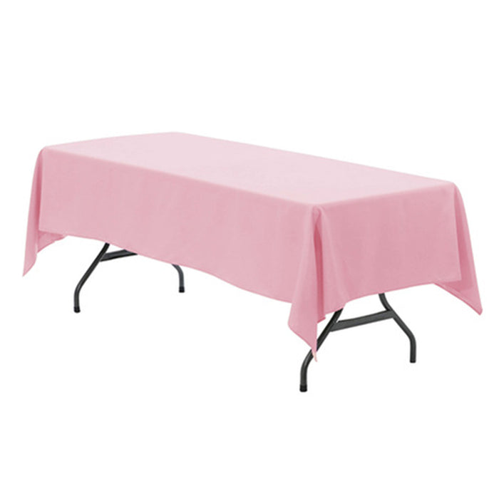 1 Pink Plastic Tablecovers Table Cloth Cover Party Cater Event Tableware 54X108"