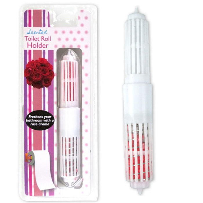 3 Scented Toilet Paper Rollers Holder Replacement Bathroom Spindle Spring