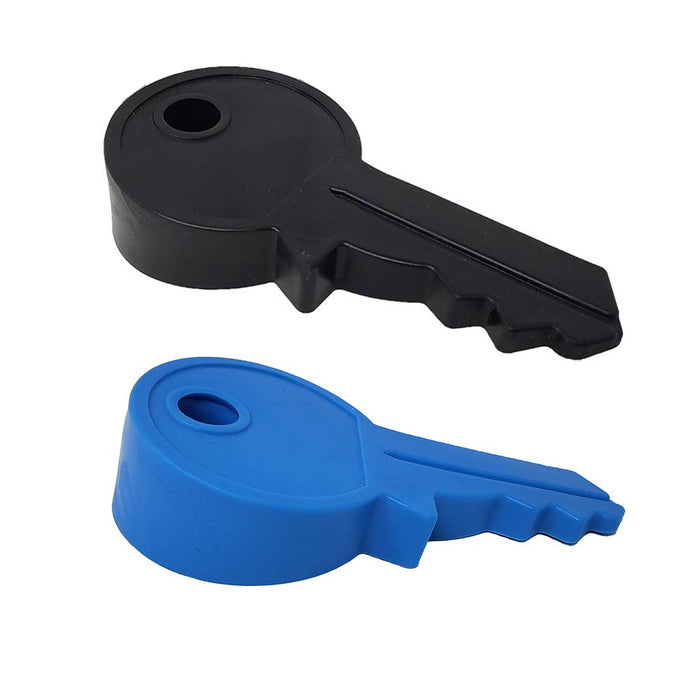 4 X Key Shape Door Stoppers Heavy Duty Large Doorstop Wedge Nonslip Floor Jam