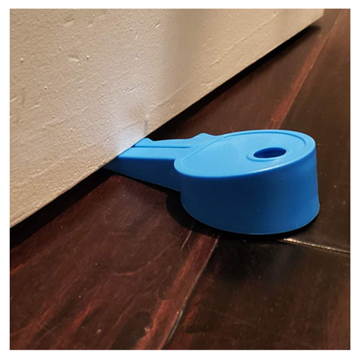 4 X Key Shape Door Stoppers Heavy Duty Large Doorstop Wedge Nonslip Floor Jam
