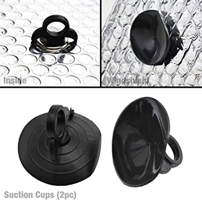 6 X Auto Car Sun Shade Foldable Reflective Visor Windshield Rear Window Block UV