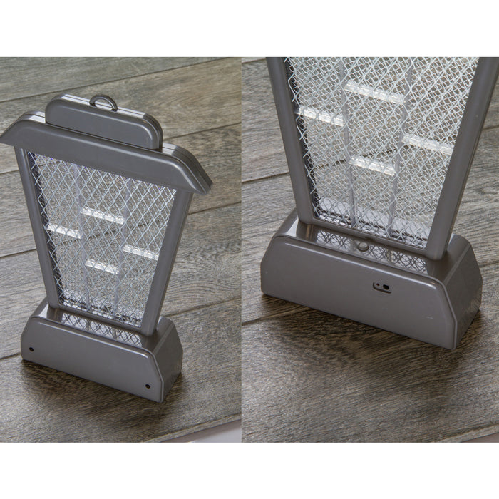 New Insect Mosquito Bug Zapper UV Light Fly Pest Bug Trap Lamp Killer Grey