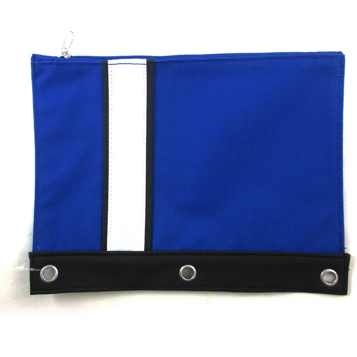 3 Pack Pencil Case Zipper 3 Ring Binder Pouch Office School Multipurpose Bag New