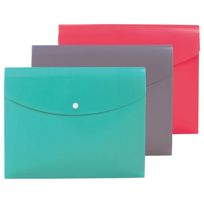 3 Pc Expandable 7 Pocket File Folder Letter Paper Organizer Slim School Office