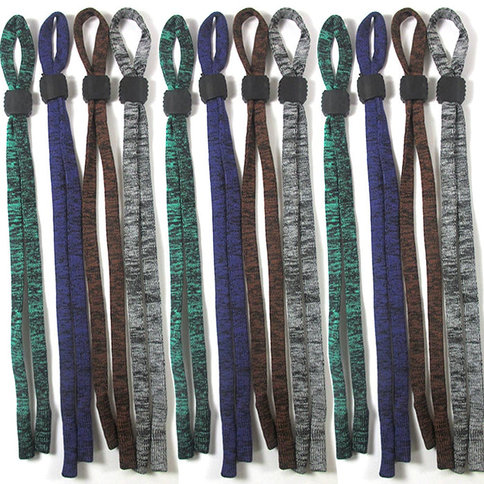 12 Pc Sunglasses Retainer Cord Fabric Lanyard Neck Strap Eyewear String Sports