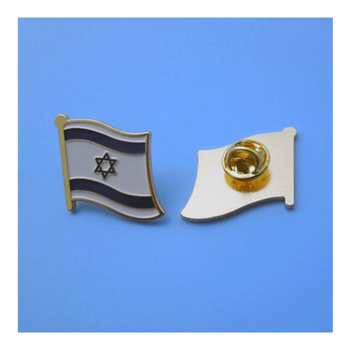 6 x Israel Flag Pin Lapel Jew Support Patriotic Tie Tack Jacket Enamel Badge